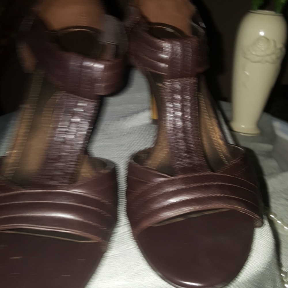 Size 10 Brown Tahari Heels.